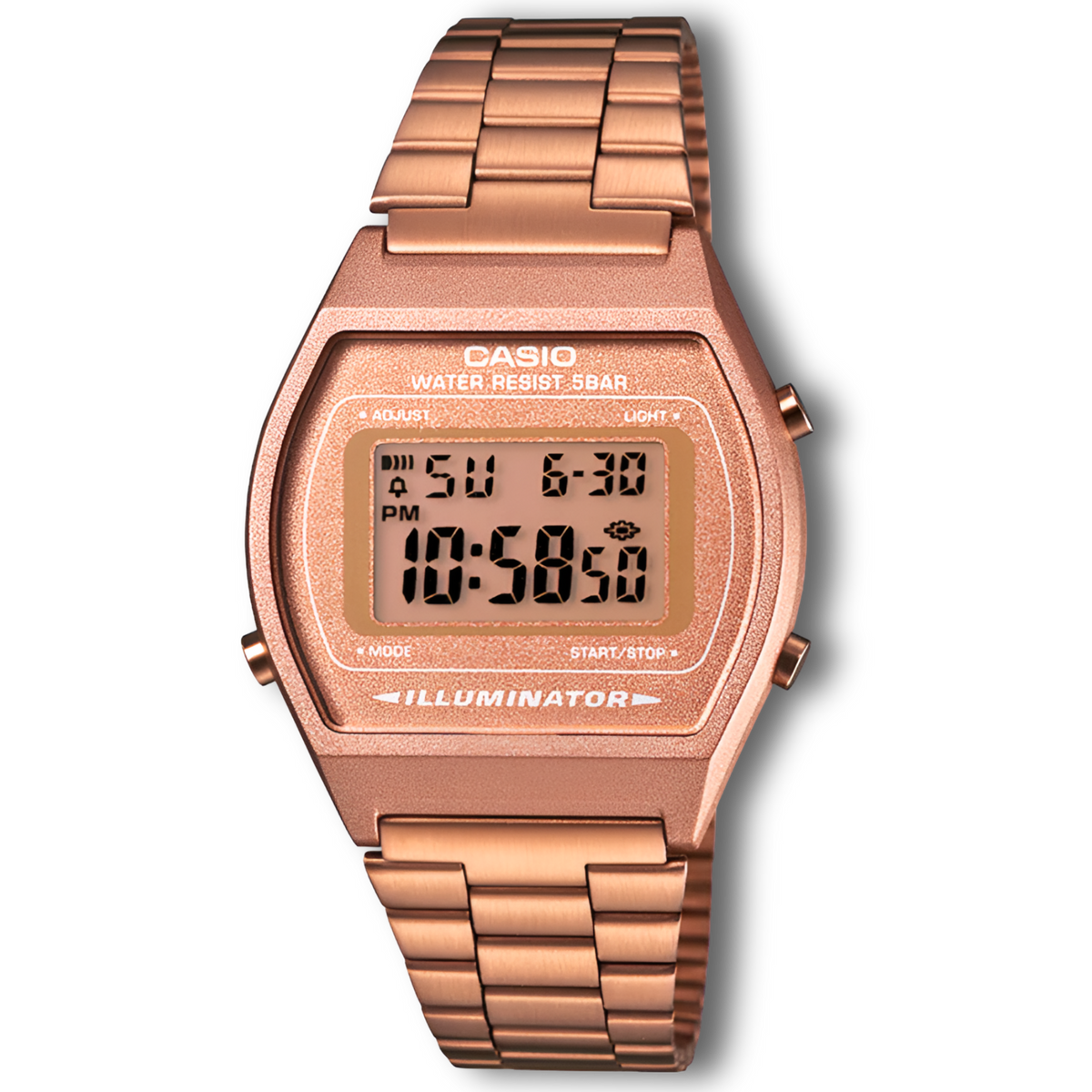 Reloj Casio de Mujer Oro Rosa B640WC-5ADF Classic Edition