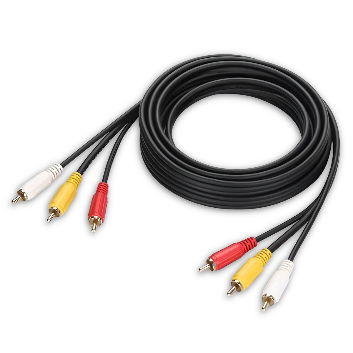 Cable De Audio 3X3 3Rca A 3Rca  1.8 Mt  Dblue Dbcav03