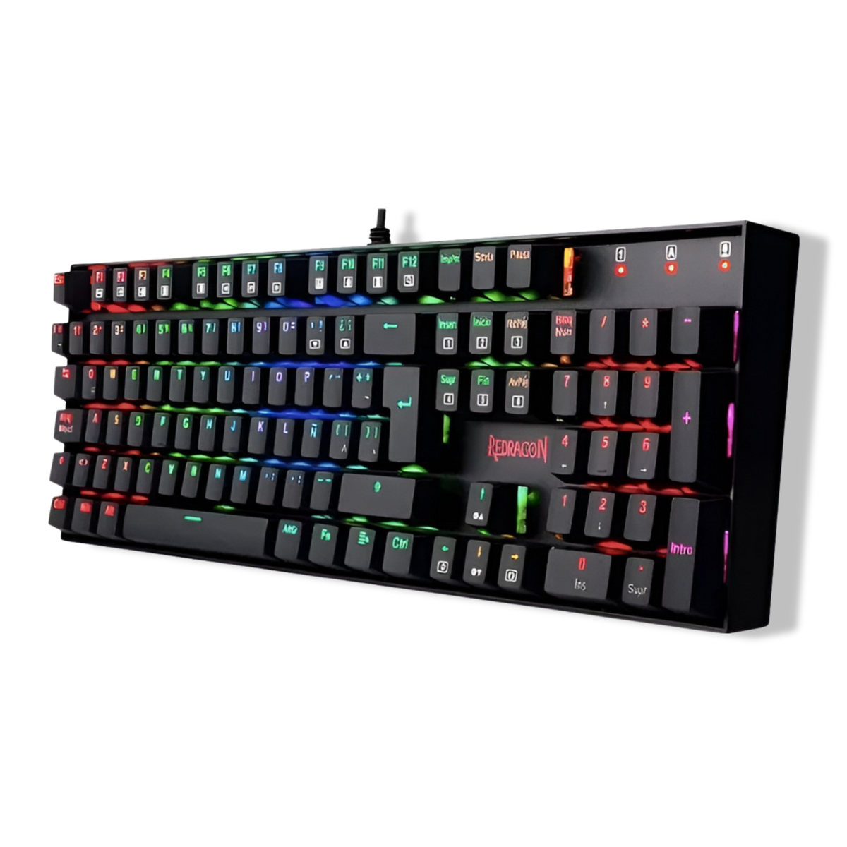 Teclado Gamer Mecanico Redragon Mitra Black RGB K551RGB