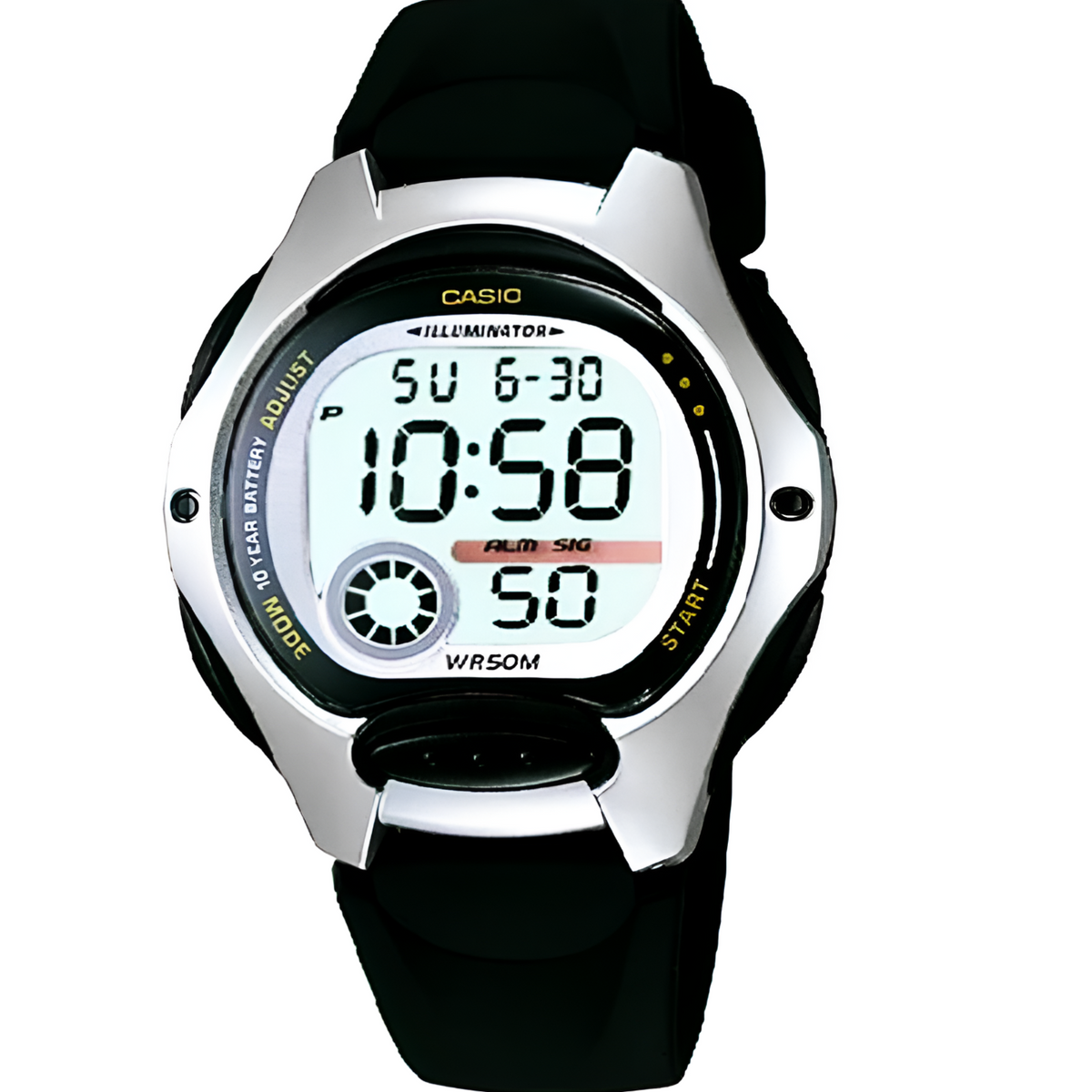 Reloj Casio de Mujer Lw-200-1Avdf Black Classic Digital