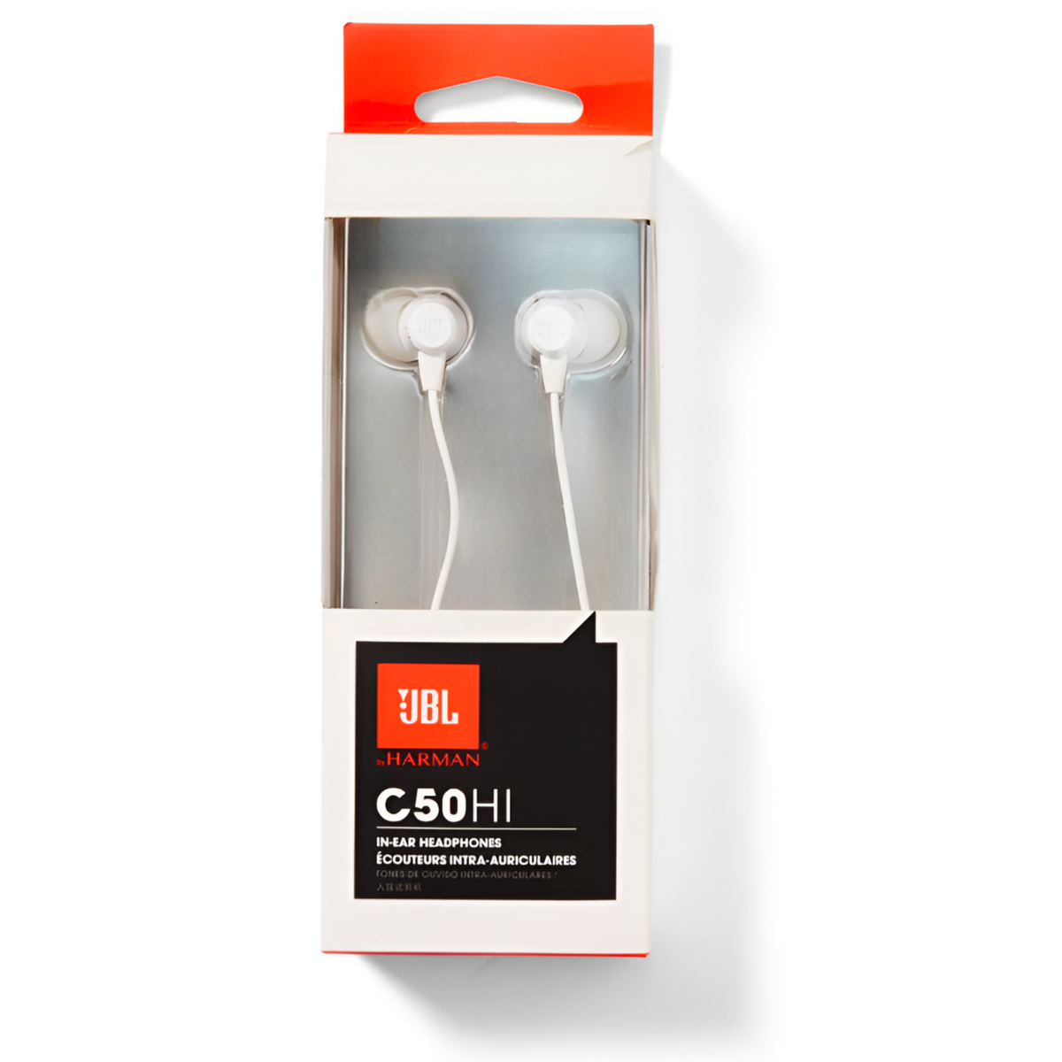 Audifono JBL In Ear con Manos Libre Harman C50 Hi Bass White