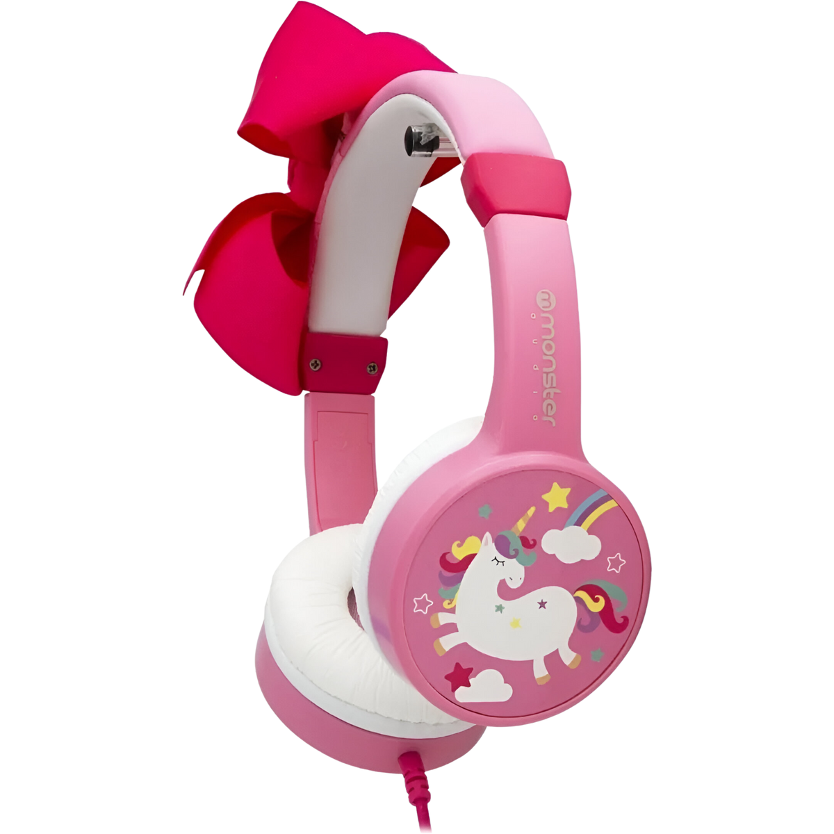 Audífonos de Unicornio para Niña Rosados Monster Ck02P