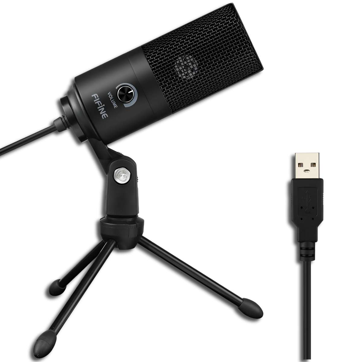 Micrófono Condensador USB Multiplataformas Fifine K669BK Pro