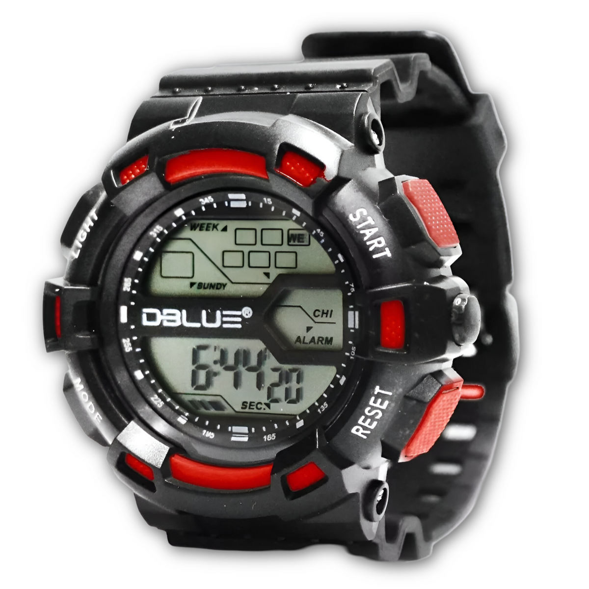 Reloj Digital Deportivo Multifuncional DBRGS01 RED EDITION