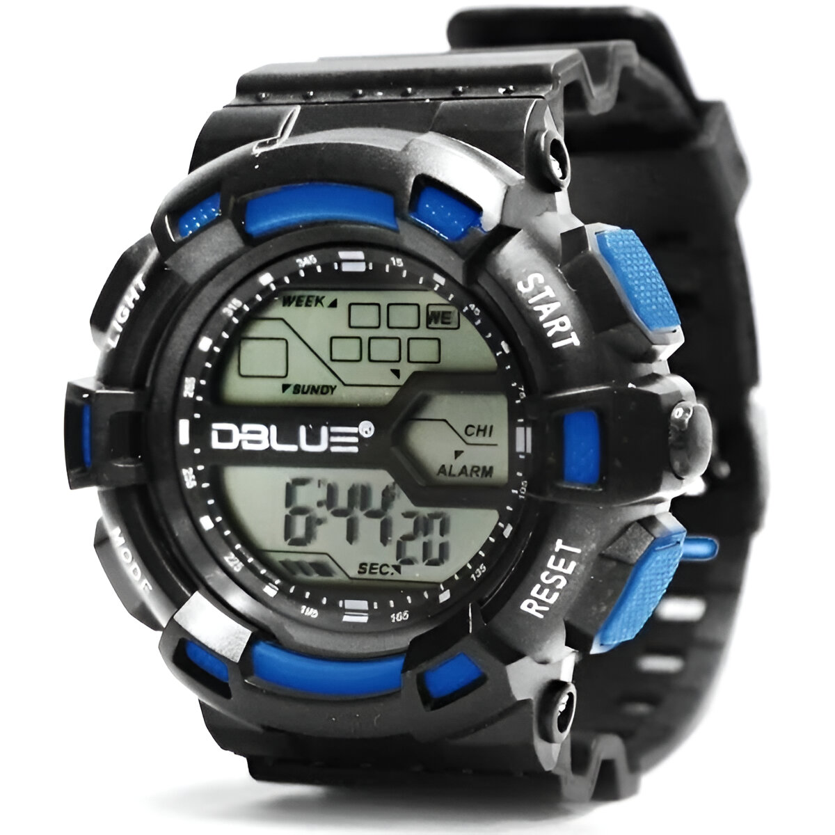 Reloj Digital Deportivo Multifuncional BRGS01BL Blue EDITION