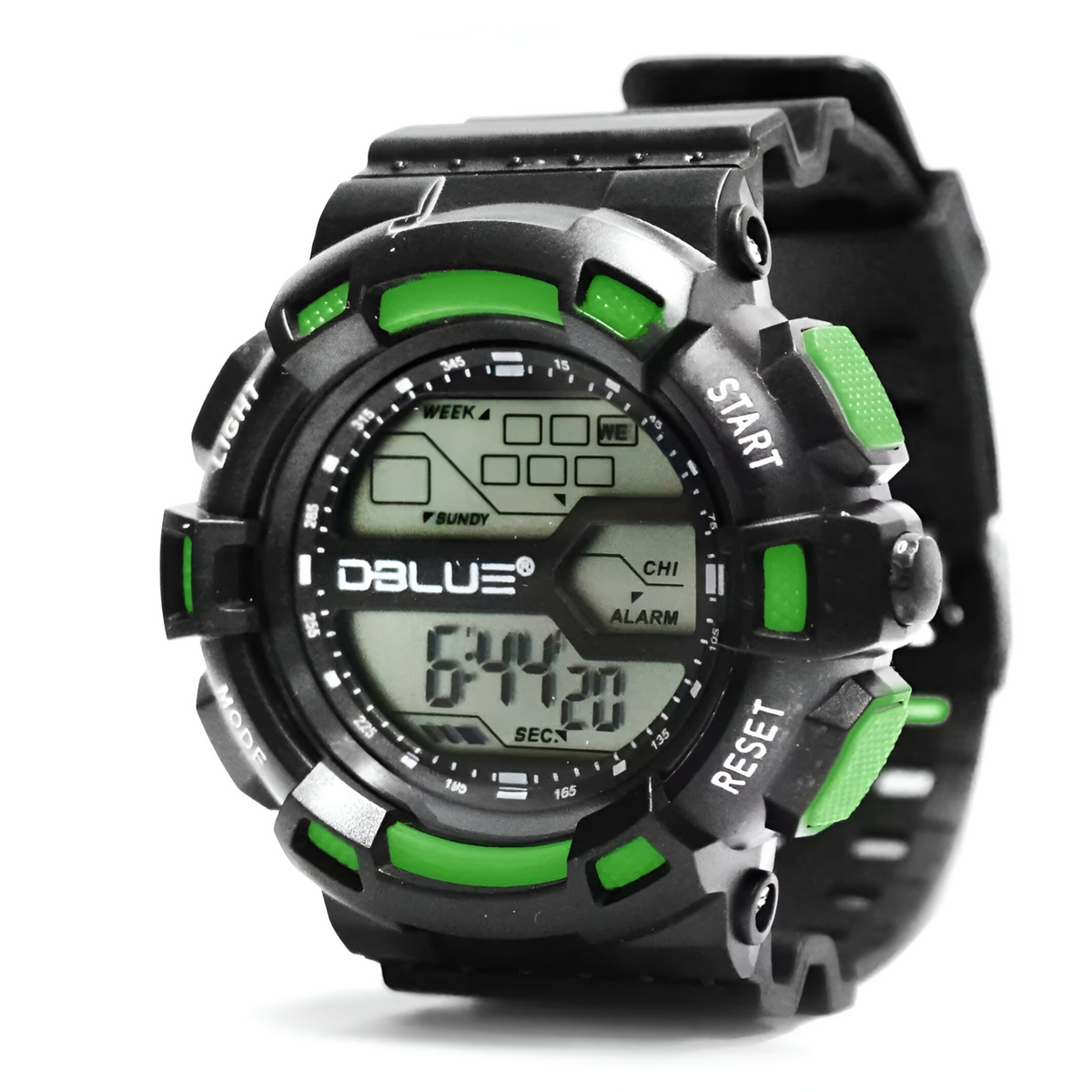 Reloj Digital Deportivo Multifuncional RGS01G Green Edition