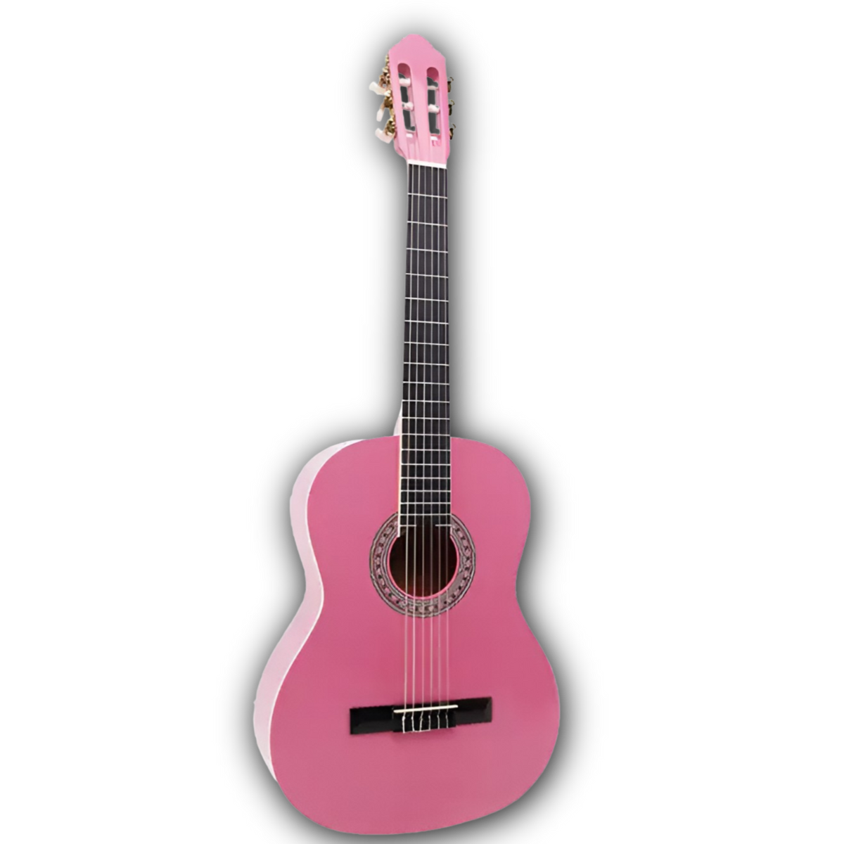 Guitarra Clásica Sevillana Rosada 30” Con Alma + Funda 8457