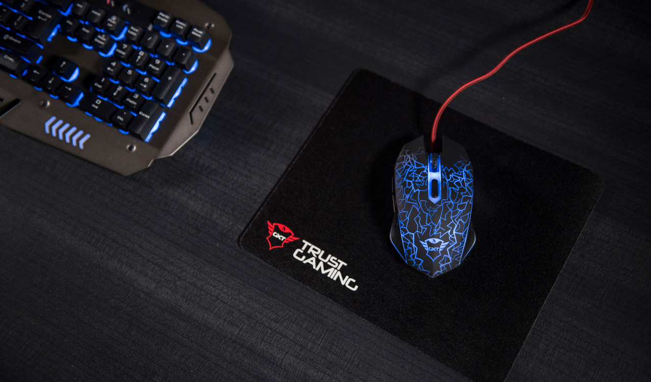 Mouse Gamer Ambidiestro Trust Gxt 105 Izza Full Retroiluminado