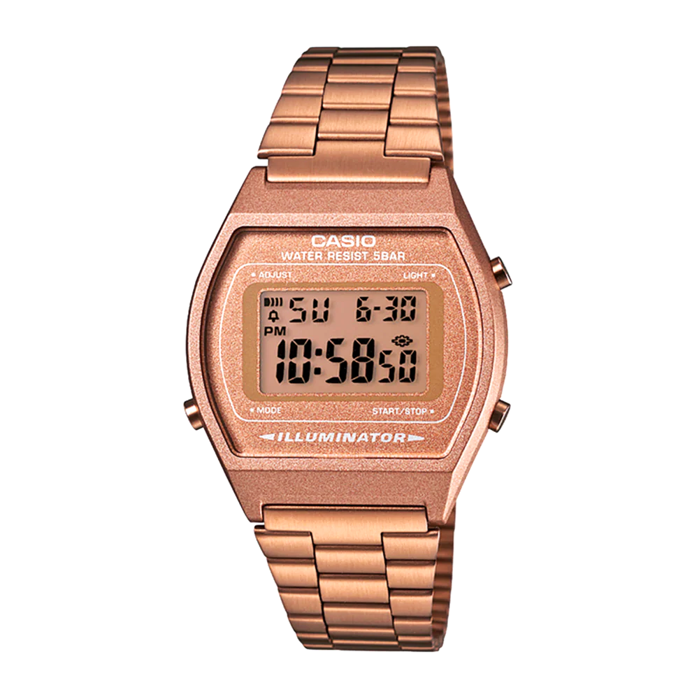 Reloj Casio de Mujer Oro Rosa B640WC-5ADF Classic Edition