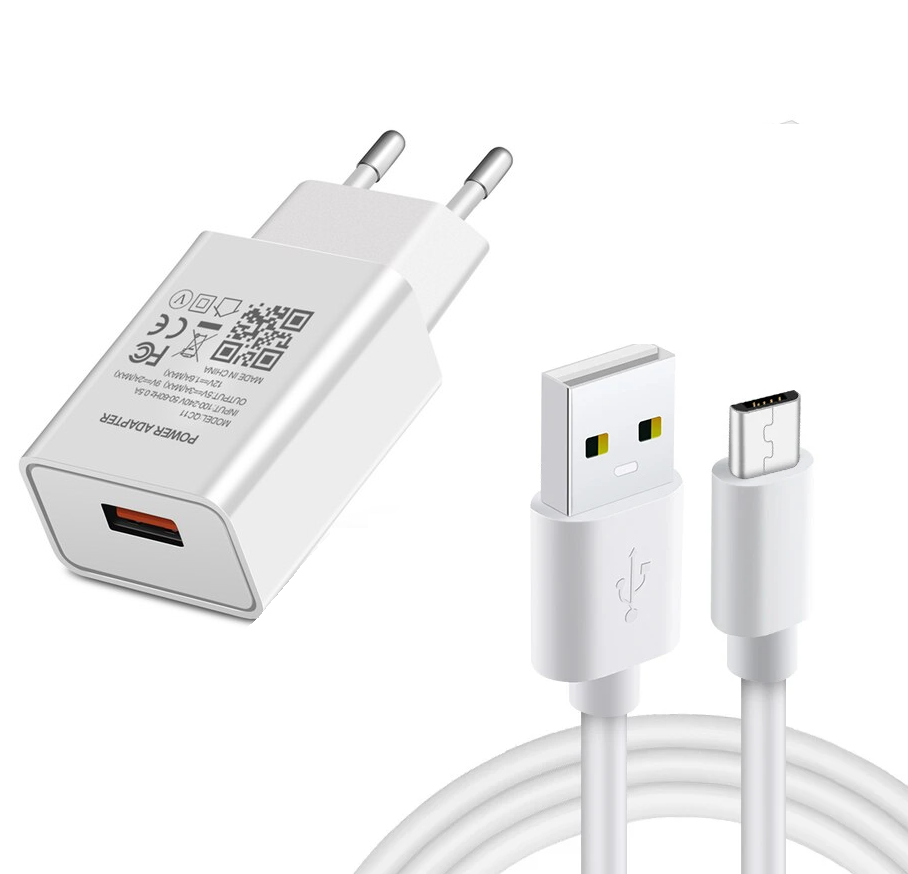 Cargador Micro USB Quick Charge 3.0 18W 3A SEC + Cable U206Q