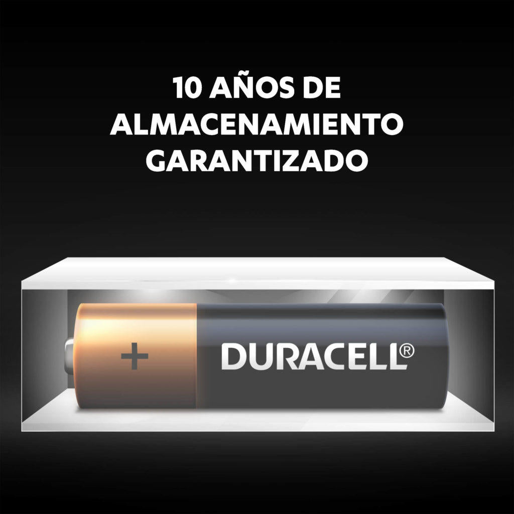 DURACELL - Pilas AA alcalinas, baterías AA de larga duración 1.5V